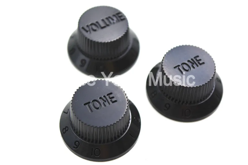 

Niko Black No Ink 1 Volume&2 Tone Electric Guitar Control Knobs For ST/SQ Style Electric Guitar Free Shipping Wholesales