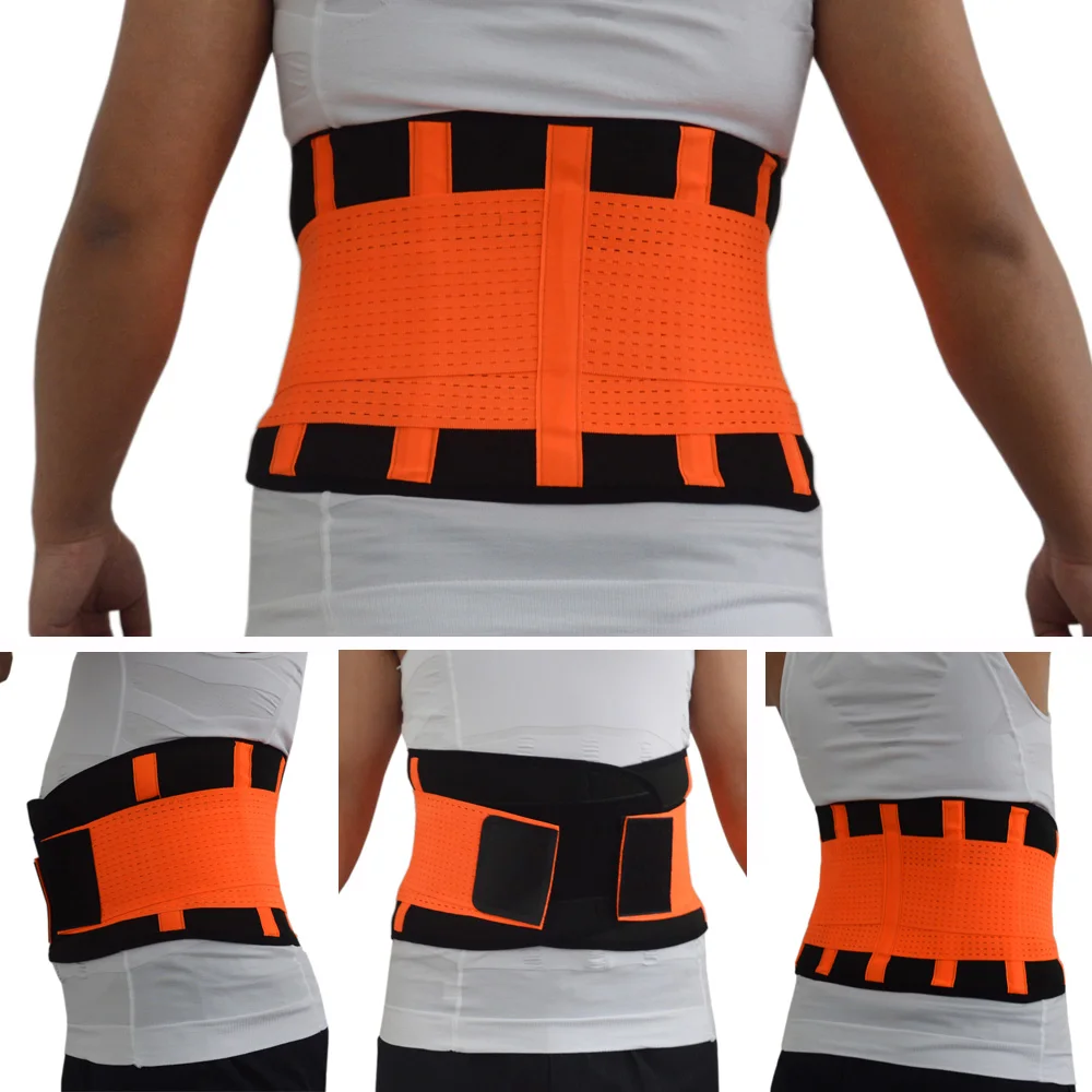 Waist Slimming Elastic Adjustable Belt Lower Back Lumbar Spine Support Belt for Women Orthopedic