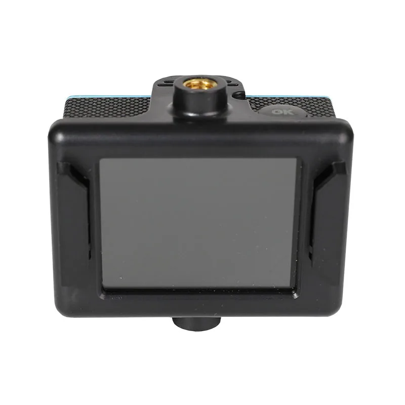 Защитный чехол-бампер Чехол W/1/" винт отверстия для спортивной экшн-камеры SJCAM sj4000 SJ9000 A8 eken H9 H9R экшн Камера зажим Корпус аксессуары для крепления