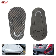 Carbon-Fiber-Sticker Hood-Lock Racing-Bonnet Mustang Nissan BMW Universal R-EP for Decorative