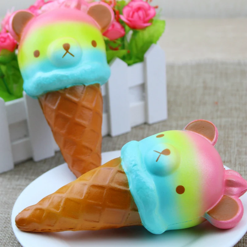 bilder für 15 STÜCKE Langsam Steigenden Squishy Bär Eis Charme Kinder Spielzeug bilder für 15 STÜCKE Langsam Steigenden Squishy Bär Eis Charme Kinder Spielzeug