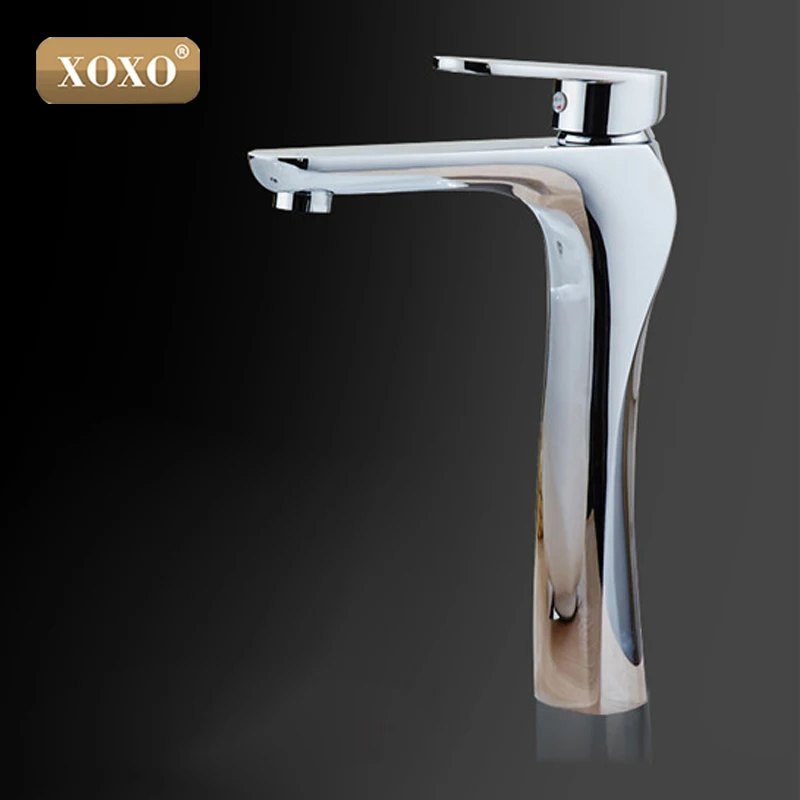 Günstige XOXO Moderne Badezimmer Produkte Verchromt Heißes und Kaltes Wasser Waschbecken Wasserhahn Mixer, Einzigen Handgriff wasserhahn 83007