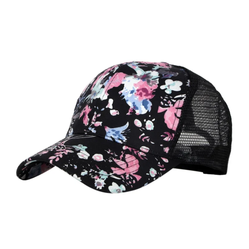 Цветок печатных гольф Hat Для женщин Snapback Кепки Running теннисная Кепка цветочный Casquette на кнопках сзади Кепки Gorras Для мужчин Спорт Hat