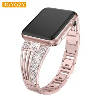 

Women watch band Luminescence Stylish Crystal Diamond strap For Apple Watch band 38mm 42mm 40mm 44mm for iWatch series 1 2 3 4 5