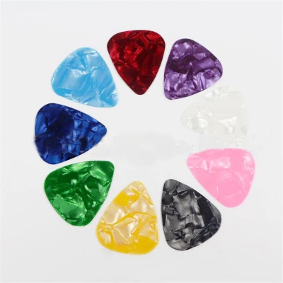 

20pcs colorful 0.51/0.71/0.46mm thickness Guitar Picks Plectrums Celluloid Mediators Bass Guitar parts