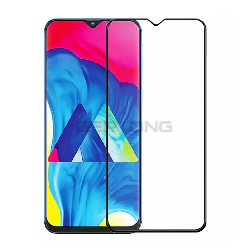 Полный защитный Стекло для samsung Galaxy M20 M10 J5 J3 A9 A7 A750F A8 A6 J6 плюс S10e закаленное Стекло по с уровнем твердости 9 H Экран пленка