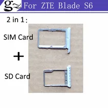 Original for ZTE Blade S6 SIM Card Tray Micro SD Card Tray Holder Slot Adapter Socket
