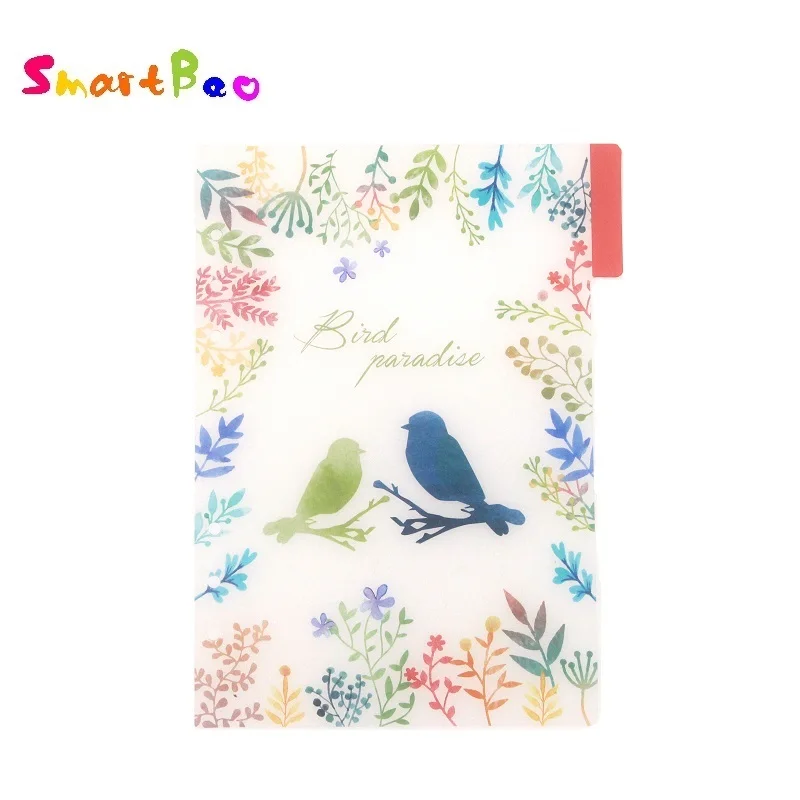 

A5 Flower PVC Separator Pages (5 Sheets) Bird Butterfly Tree for Spiral Notebook Bullet Journal Accessories 212*144mm