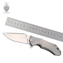 Kizer новые охотничьи ножи титановые складные ножи s35vn лезвие высокое качество наружный инструмент
