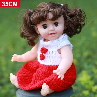 

Bebe Reborn 35cm Full body vinyl silicone reborn baby dolls newborn girl baby alive doll toys for children gift