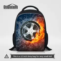 Dispalang пламя печати маленькие дети школа рюкзак мини Школьный для одежда для малышей девочек дошкольники школьные сумки