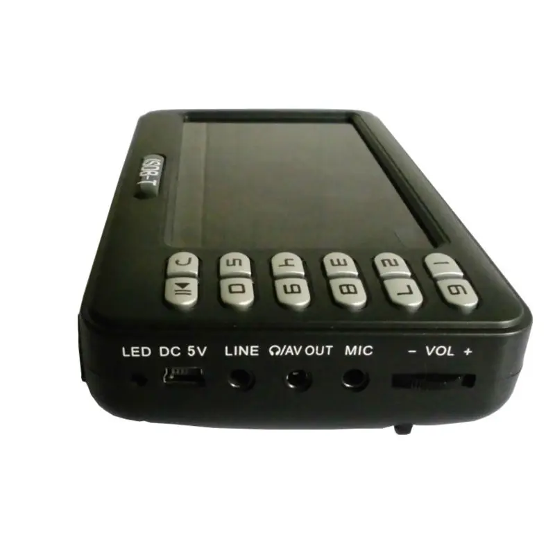 Цифровой ISDB T Мини Ручной ТВ приемник с 4 3 дюймов ЖК дисплей Экран dvb T/FM Muisc USB видео