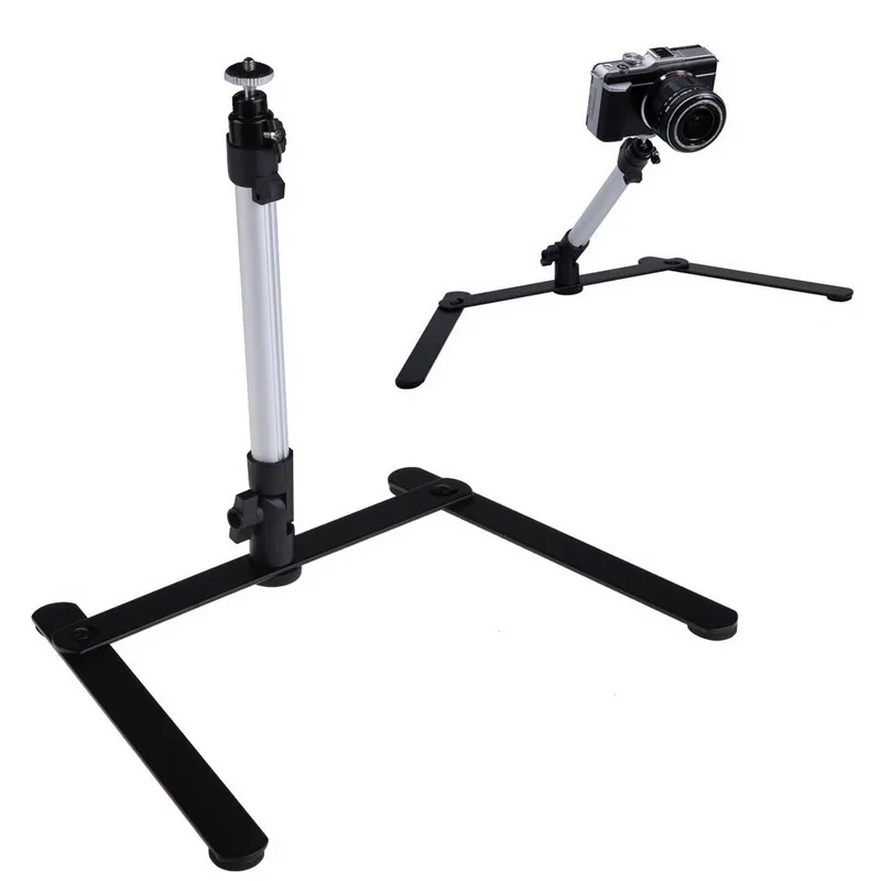 Adjustable Camera Tripod Table Top Stand Mini Monopod Aluminum Alloy 1 4 screw Support for DSLR