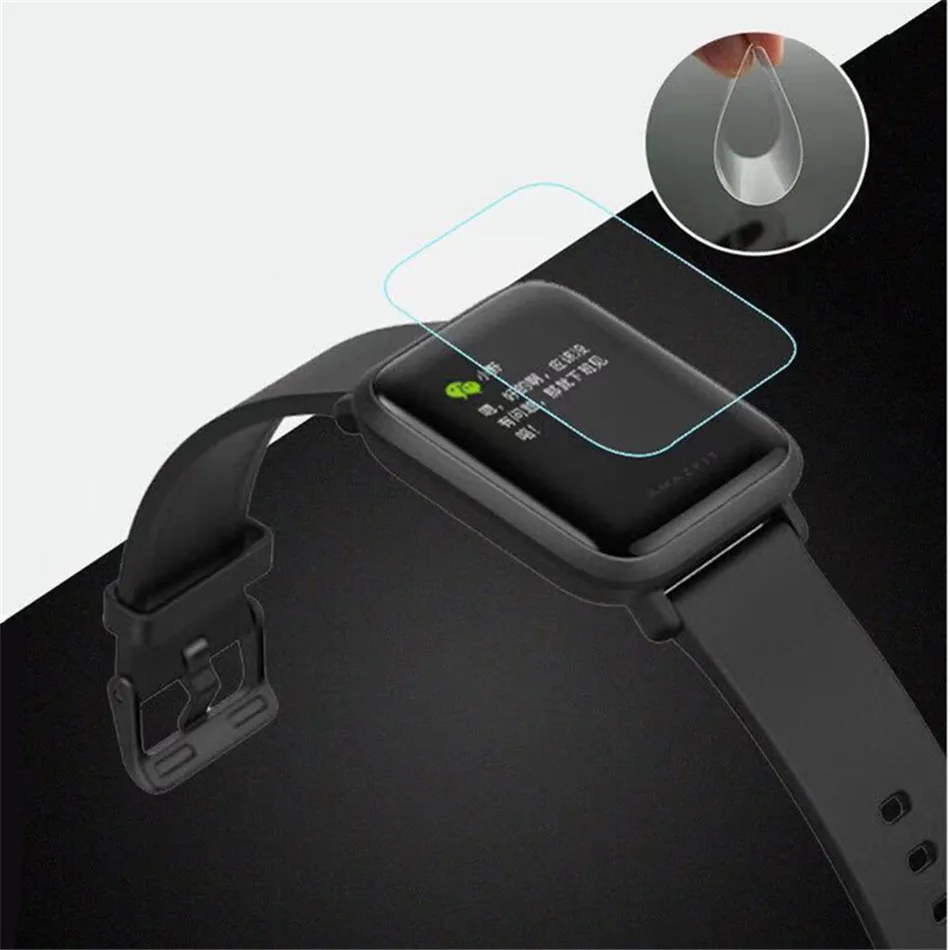 100 шт/оптовая продажа Оригинальная для xiaomi huami Amazfit bip защита экрана ультра тонкая