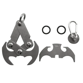 

Multi-functional Novel Erformance Stainless Steel Survival Magnetic Folding Climbing Claw Gravity Hook Outdoor Tool 2017New