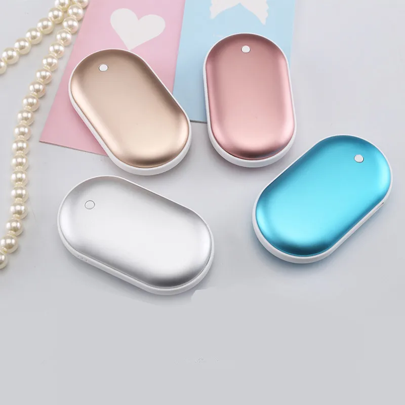 

BOMEINENG 3000mAh USB Rechargeable Hand Warmer 3 Gears Mini Pocket Electric Hand Heater 2 In 1 Power Bank 5V/2A for Home Office