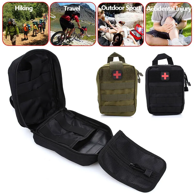 First Aid Kit Backpack portable Water Cloth Outdoor Activities Medical Emergency Bag Waist Pack Oxford 600D Nylony Rescue Bag