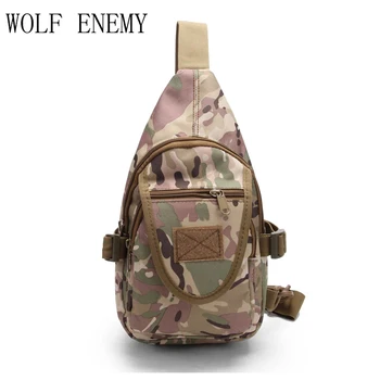 

Outdoor Hiking Portable Travel Reel Waist Bag Fishing Tackle Bag Pocket Pouch Army Camouflage Tactical Chest Pack Shoulder Bags