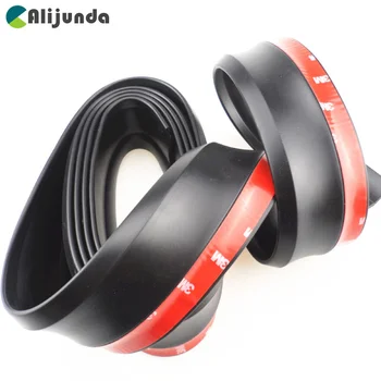 

2.5m Front Bumper Lip Kit Car Buffer Ribbon Soft Black Bumper Strip for Volkswagen vw POLO Tiguan Passat Golf EOS Scirocco Jetta