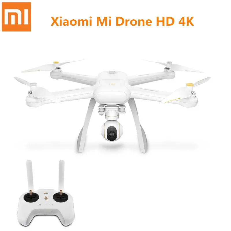 Xiaomi Mi Drone WI FI FPV камера 4k Мультикоптер Дрон 3 оси карданный вертолет Запись видео