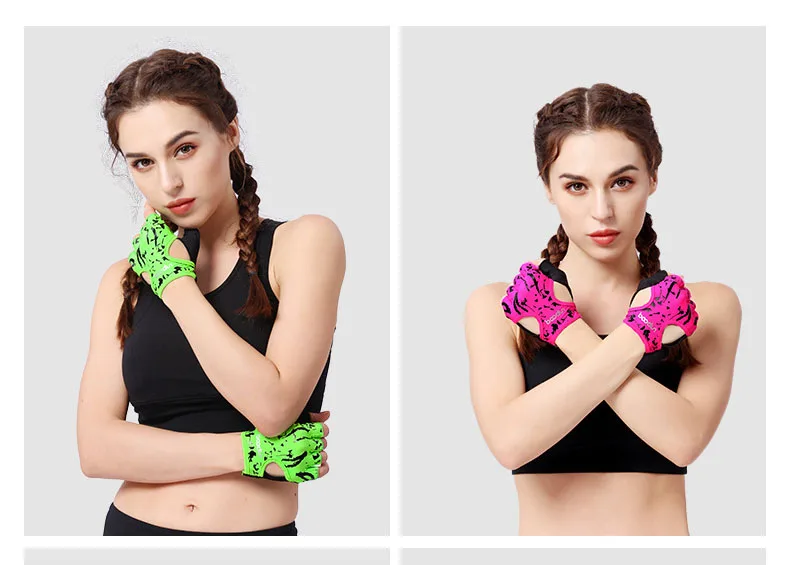 Женские Перчатки для фитнеса, противоскользящие, полые, для занятий йогой