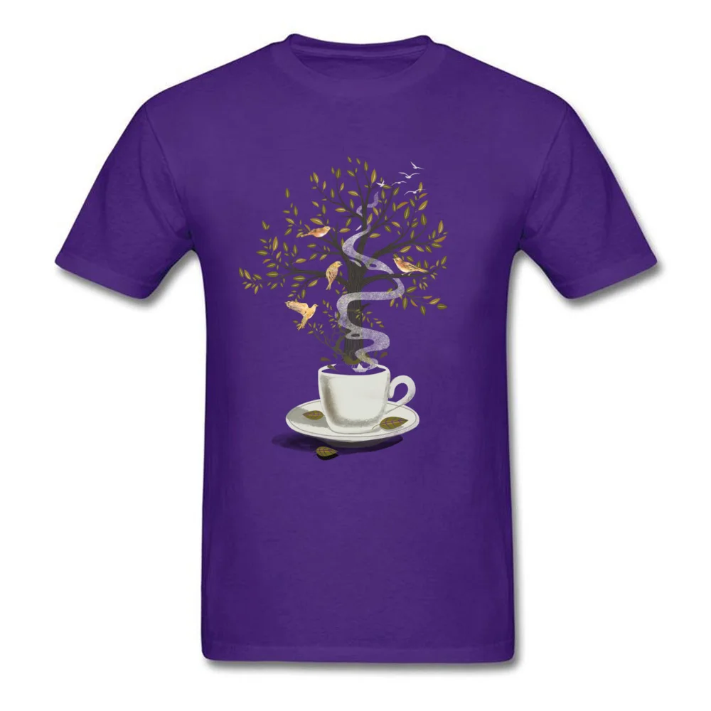 100% Cotton Men Short Sleeve cup of dreams 10093 T-shirts Design Tops Shirts 2018 New Fashion 3D Printed Crewneck Tee Shirts cup of dreams 10093 purple