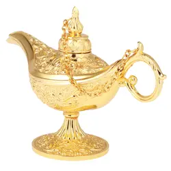 Винтажный стиль жажда цветок волшебный панто арабский свет лампа джинна коробка-органайзер для ювелирных украшений подставки для