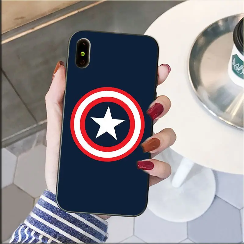 Чехол для телефона с логотипом Yinuoda Marvel Супермен Человек паук Бэтмен Капитан