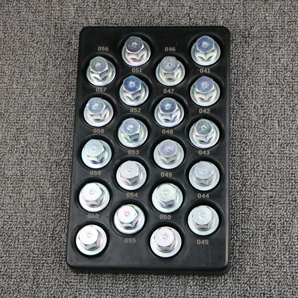 

20Pcs #041- #060 Anti-Theft Screw Sleeve Removal Install For BMW Wheel Lock Lugnut Anti-Theft Screw Lug Nut Removal Key For BMW