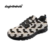 Doginthehole Одежда для собак с принтом женские модные кроссовки дышащая женская обувь спортивная обувь Уличная обувь на плоской подошве прогулочная женская обувь