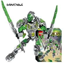 Smartable BIONICLE 79pcs Lewa Jungle Keeper figures 610 1 Building Block font b toys b font