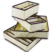 Горячая Распродажа 4 шт./компл. цветок складной ящик для хранения нижнее бельё девочек носок Бюстгальтер Галстуки случае книги по искусству п