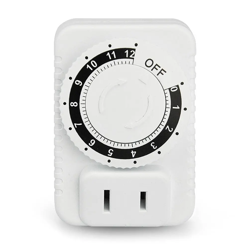 Timer Socket Adjustable Electric Charge Practical Programmable Timer Plug Energy Saving 12 Hours