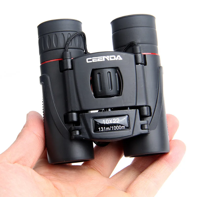 

10X22 High Power HD Binocular Zoom Field Glasses Handheld Optical Wide Angle Telescopes Hunting Powerful Optical Binoculars Hot