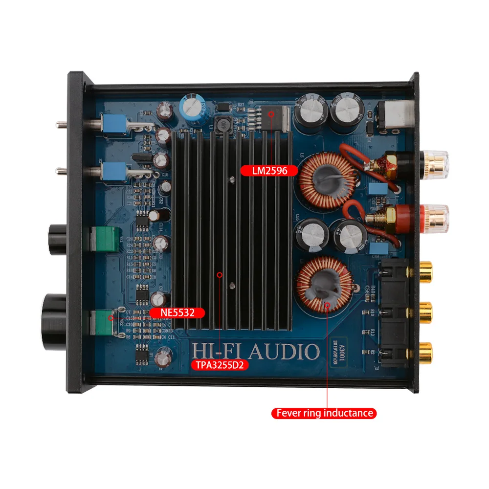 Amplificador de Potência de Áudio Amp para Casa Som de Áudio Aiyima Canal Mono Amplificador 300w Hifi Subwoofer Classe d Amp Ne5532 op Tpa3255d2 - Image 5