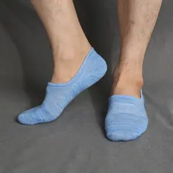 1 пара модные Для мужчин 6 цветов дышащие летние силиконовые Повседневное хлопок тонкий Носки для девочек противоскользящие короткие носки
