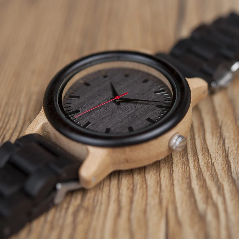 BOBO BIRD V-M18 Natural Wood Bezel Watch All Wood Mens Watches Top Brand Luxury Montre Homme Clock Men 2018 New Arrival
