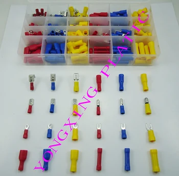 

280pcs/box 24 size Ferrule Kit Electrical Crimp Crimper cord wire end insulated terminal block 0.5-6mm2