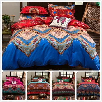 

2/3/4 pcs Bedding Set Europe Classic King Quen Twin Double Single Size Duvet Cover Pillowcase Bed Linen 1.8m 2m 2.4m Bedsheet US