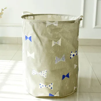 

Folding Storage Baskets Household Decor Laundry Basket Linen Waterproof Dirty Clothes Barrel Laundry Storage Box