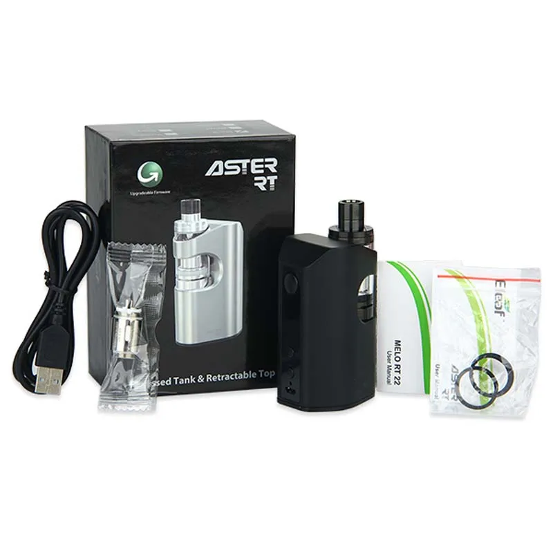 Оригинальный набор Eleaf Aster 100 Вт аккумулятор 4400 мА/ч с атомайзером Melo RT 22 комплект