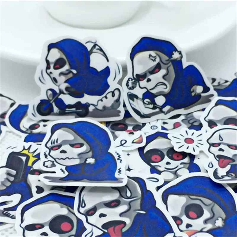 

40 Pcs Graffiti skull head sticker for Laptop Phone Luggage Skateboad Bicycles Cartoon fairy Paper stickers scrapbooking