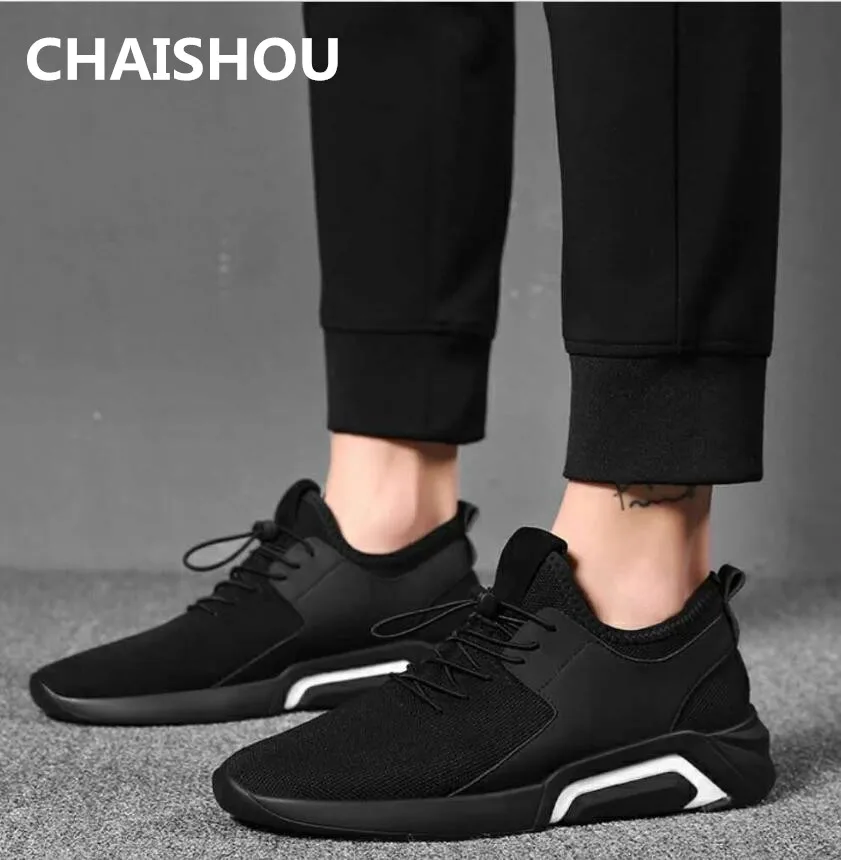 

CHAISHOU 2019 New Spring Shoes Men Fashion Casual Footwear mesh light breathable men sneakers Travel shoes zapatos hombre F-298