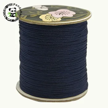 

pandahall 1 Roll 0.8mm Nylon Thread Jewelry Cord for Custom Woven Jewelry Making DIY Beading Thread 14 Colors 120m