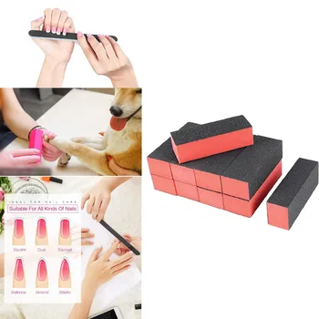 

Sanding Buffing Nail Polisher 4 Way Polish Buffer Buffing Block Nail Files Art Convenience Lightweight Finger Toe Nails Easy Use