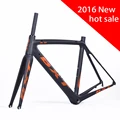 Flash Deal 2018 New Design BXT Carbon Road Bike Frame+Fork+Seatpost Toray T800 Chinese Bike Frame 49-56CM UD Carbon bicycle  Frames 38