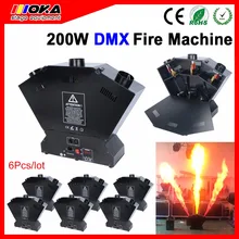 Трехместный огнемет генератор огня с dmx-пультом оборудование для создания сценических эффектов Фламинго Projektor