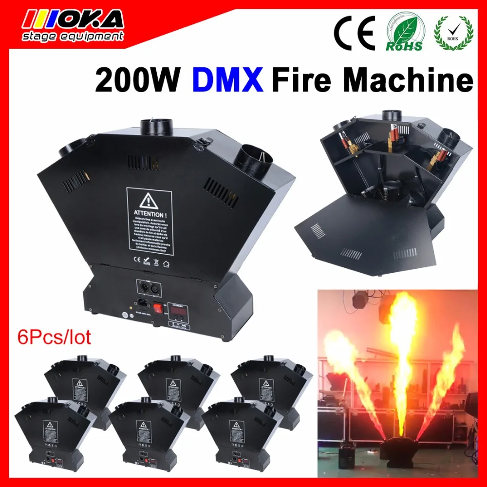 

Triple Flame Thrower Machine DMX Fire Machine Stage Effect Equipment Flammen Projektor