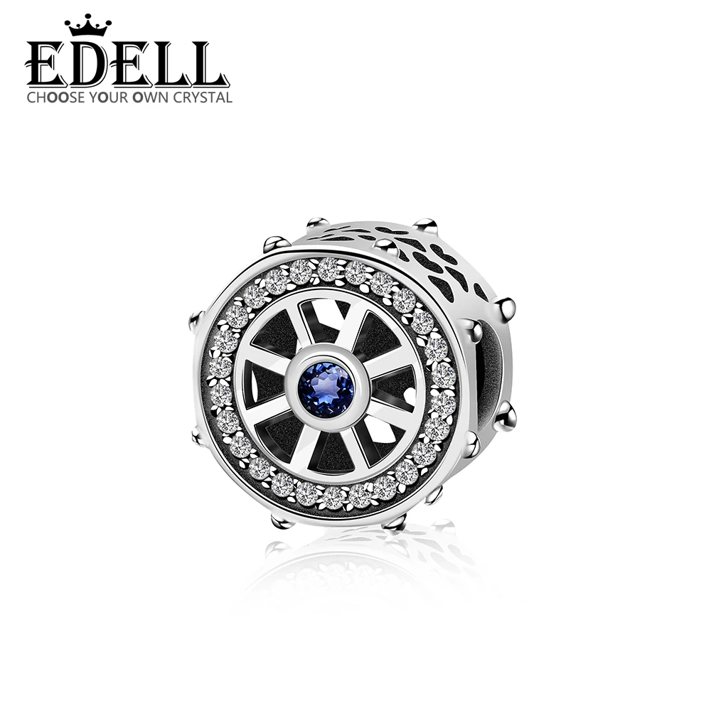 EDELL 100% Серебро 925 пробы элегантный и выдающийся красочный классический кулон "ветряная мельница" бисером оригинальный Для женщин подарок
