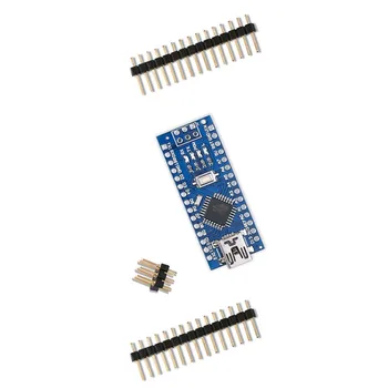

new controller compatible with for arduino nano Atmega328P CH340 USB driver NANO V3.0 Improved version No soldering no cable2014